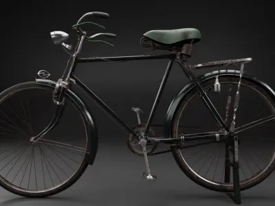 rusted cycle Free 3D model