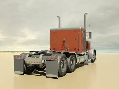 379 Semi Truck 3D model