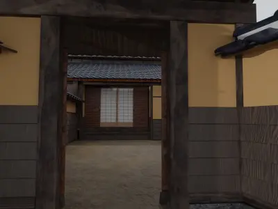 Japanese writer Koizumi Yakumo house 3D model