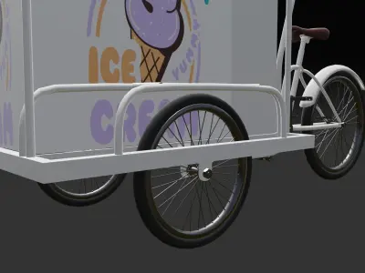 icecream  cart 3D model