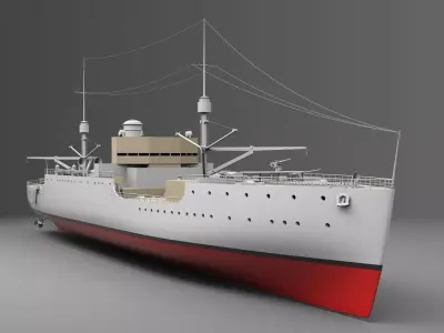 USS Vestal 3D model