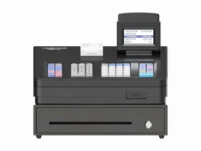 Electronic Cash Register 3D model