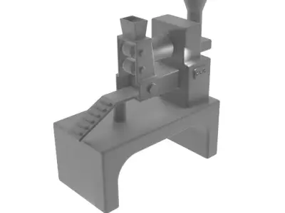 Food Processing Machine Low-poly 3D model