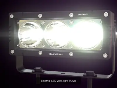 External LED work light SQM Collection 3D Model Pack purchase