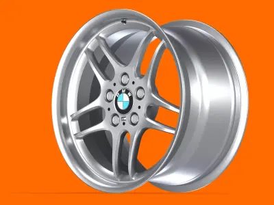 Parallel Styling 37 Wheel Mid-poly 3D model