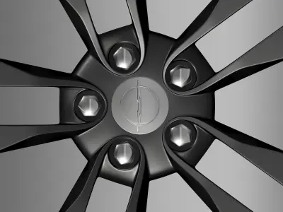 Chrysler 300 SRT8 Satin Vapor  rim 3D model