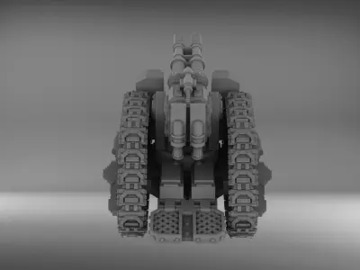 Legion Longsword with Laser Destructor 3D print model