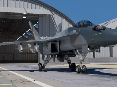 Boeing F A-18E F Super Hornet 3D model