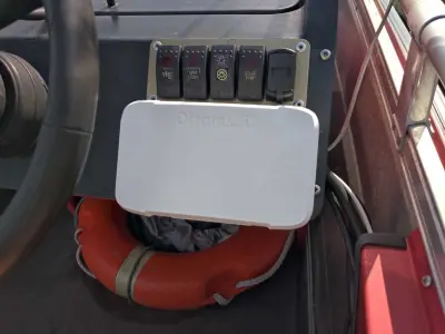 3D Printable Lowrance HOOK2-4x Sun Cover 3D print model