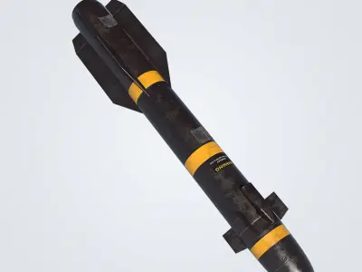 AGM-114 Hellfire 3D model purchase