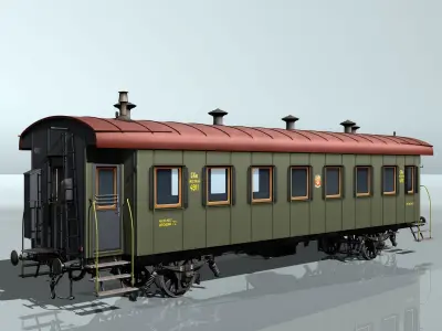 suburban wagon 3D model