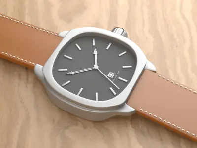 Fictional Strap Watch 3D model