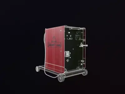 Welding mashine Low-poly 3D model