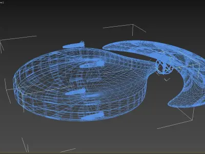 spaceship design  3D model purchase