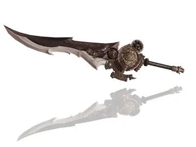 Steampunk Weapons 3D Model Pack