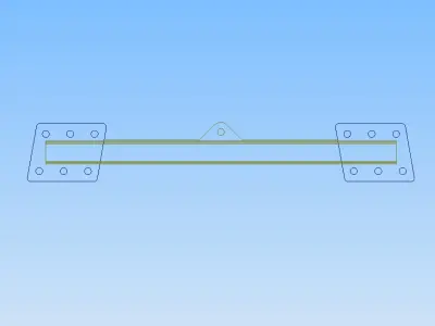 sway beam Free 3D model