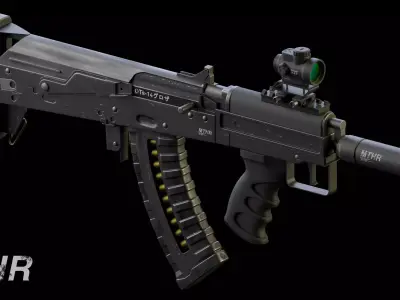 OTs-14 Gr0za 3D model