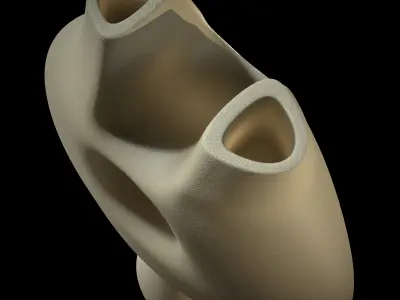 Bridge Handled Vessel 3D model