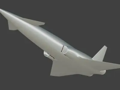 North American X-10 3D print model