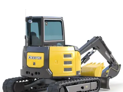 Mini Excavator Deere 50G 3D model