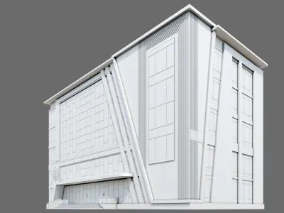 Office Building ID028 3D model