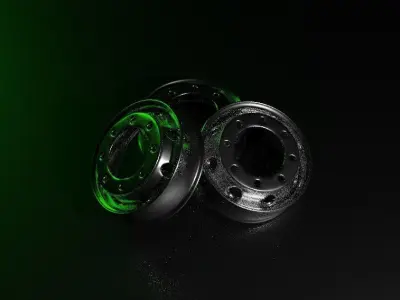 Truck-Bus Rim 3D Model 3D model