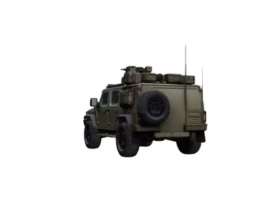 Light Armored Military Vehicle Tactical Patrol Utility Model 3D model