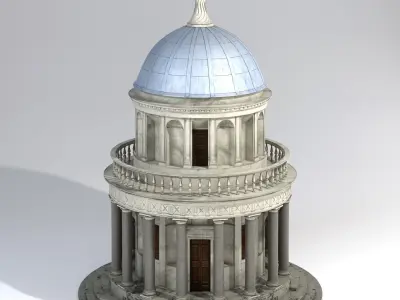 Roman temple - Tempietto del Bramante 3D model