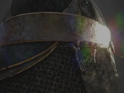 Scandinavian Helmet 3D model