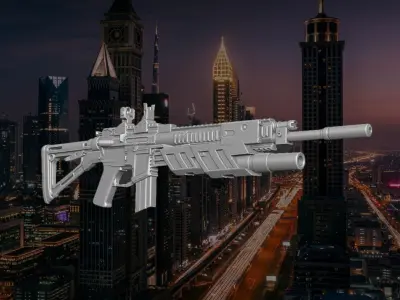 City Strike Accesory V2 3D printable file for action figures 3D print model purchase