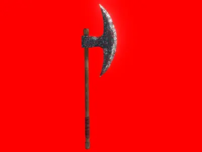 Grand Axe Low-poly 3D model