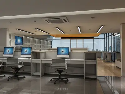 computer store 3D model