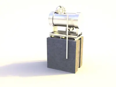 Reactor steam boiler 3D model