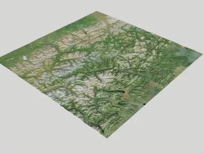 Gates of the Arctic National Park 3D model