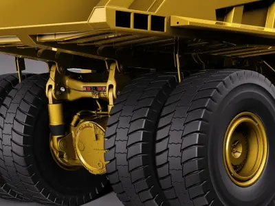 CAT Haul Truck 797B 3D model