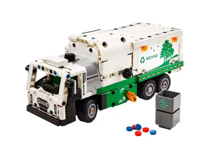 TwindBricks3D - 42167 - LR Electric Garbage Truck 3D print model