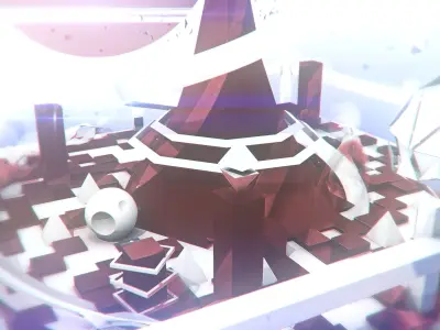 SI-FI City  Free low-poly 3D model