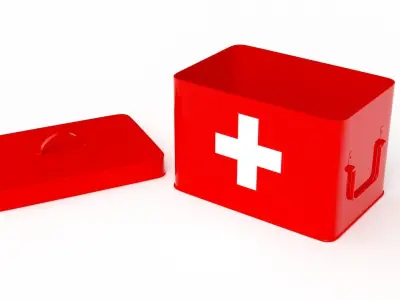 First Aid Kits Collection 3D model