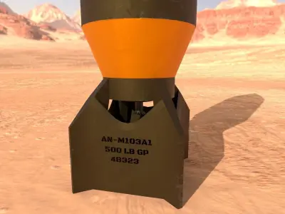 game ready BOMB Free low-poly 3D model