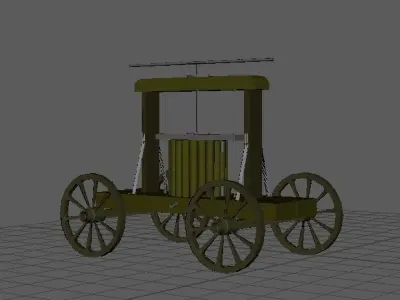 portable winepress 3D model