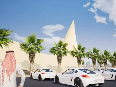 Masjith competition concept model 3D model