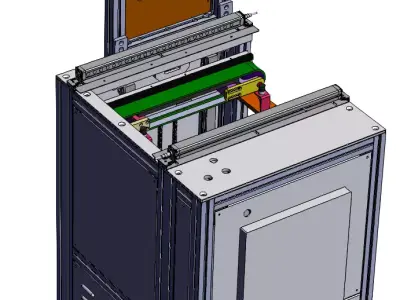 Automatic Elevator for Conveyor Line 3D model