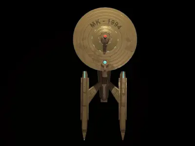 Star Ship Free low-poly 3D model