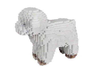Sheep Voxel Free 3D model