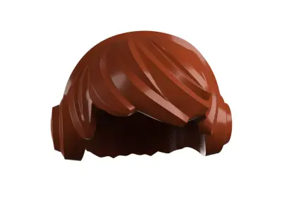 Custom3Dprint Minifigure Accessory - Minifigure Hair S2 - 021 3D print model