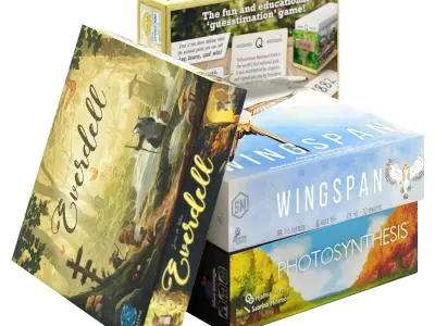 Board Games Pack 2 3D model