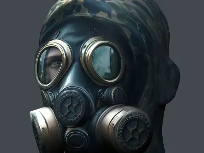 Helmet 3d model military combat Military Low-poly Low-poly Low-poly 3D model purchase