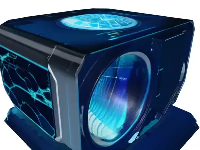 Holographic Map Projector 3D Model 3D model purchase