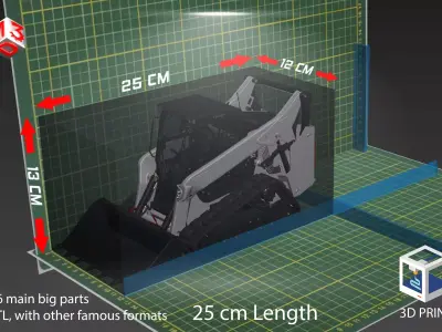 T86 Bobcat Compact Track Loader  - Special Edition 3D print 3D print model
