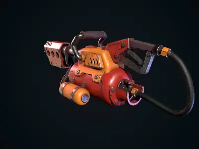 Flamethrower 3D model order